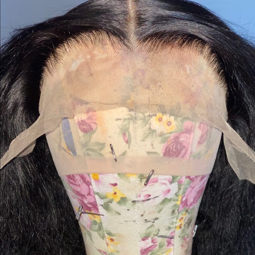 Transparent Lace Frontal Wig ( Curly)